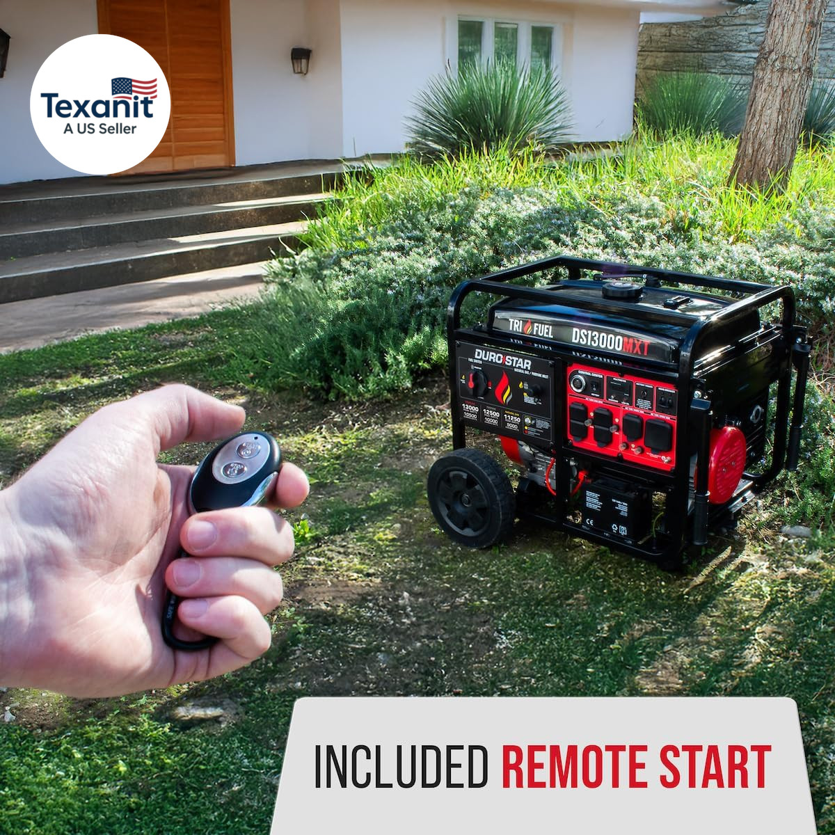 DS13000MXT 13,000-Watt 500Cc Tri Fuel Portable Generator – Gas, Propane & Natura