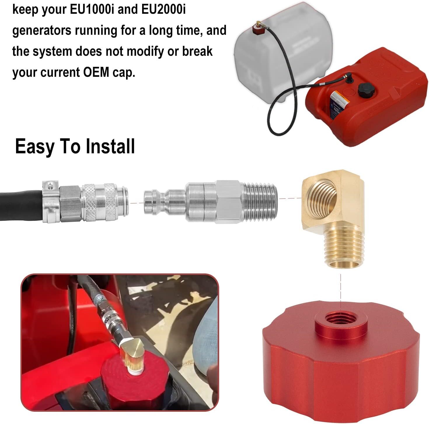 HND1.2CS Single System Clam Kit Extended Run For Honda EU1000i EU2000i Generator