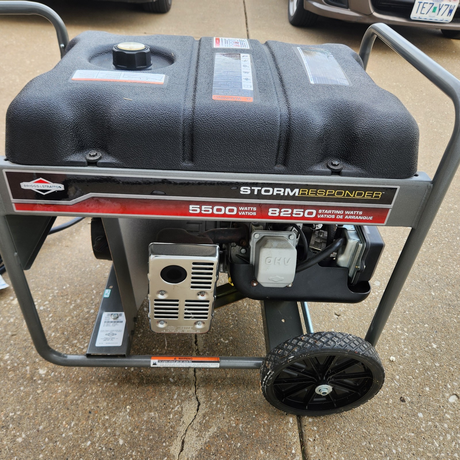 BRIGGS & STRATTON 5500 WATT STORM RESPONDER GENERATOR 8250 (EZ2003359)
