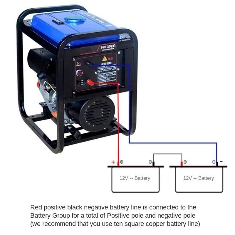 15L 24V DC Portable Diesel Generator for Truck Parking Air Conditioner