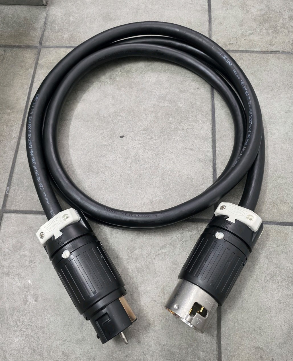 10FT 50 AMP ENTERTAINMENT CABLE GENERATOR POWER CS8164C/65C 480v 6/4 600v M/F
