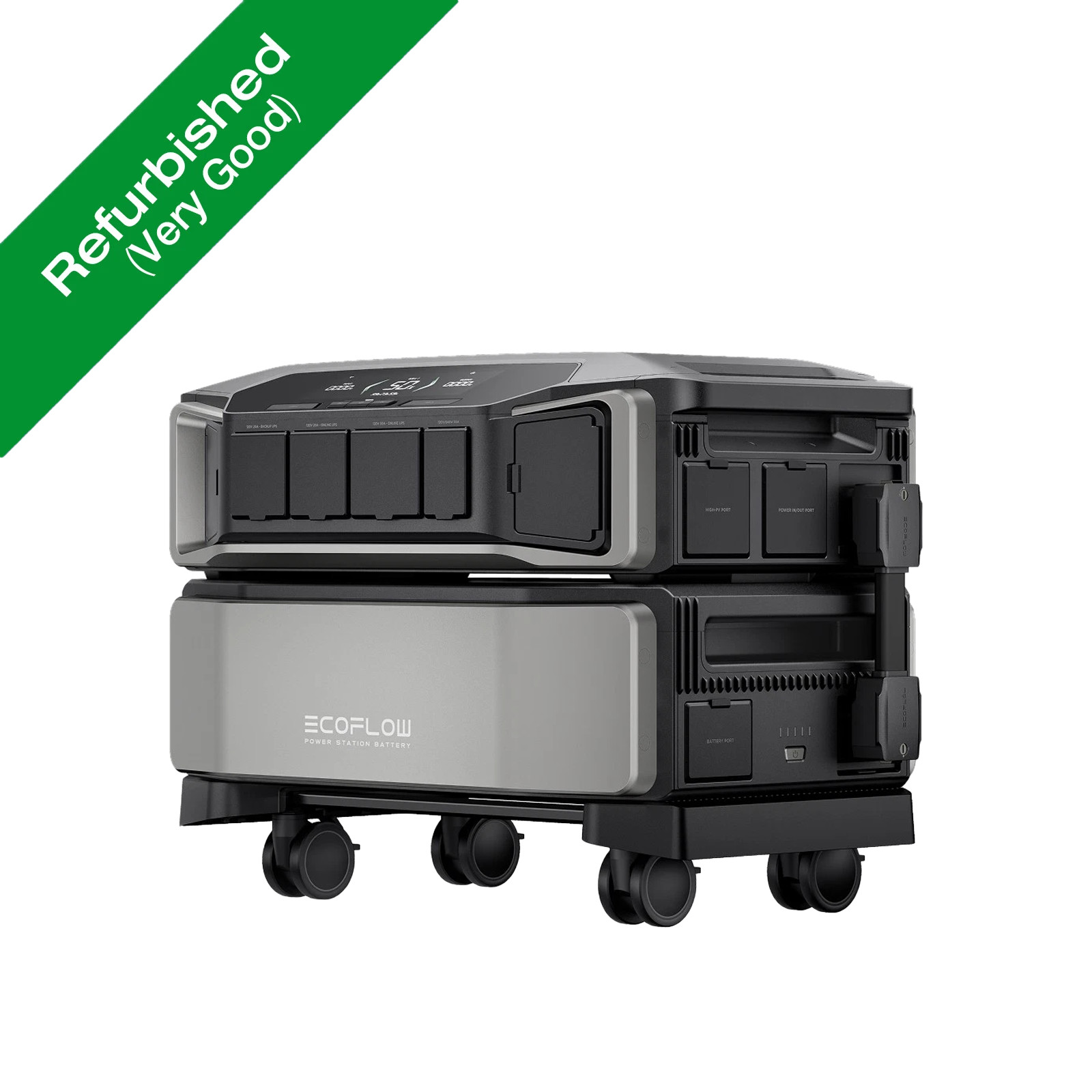 EcoFlow DELTA Pro Ultra 6kWh Power Station LiFePO4 Battery Emergency Backup, RV