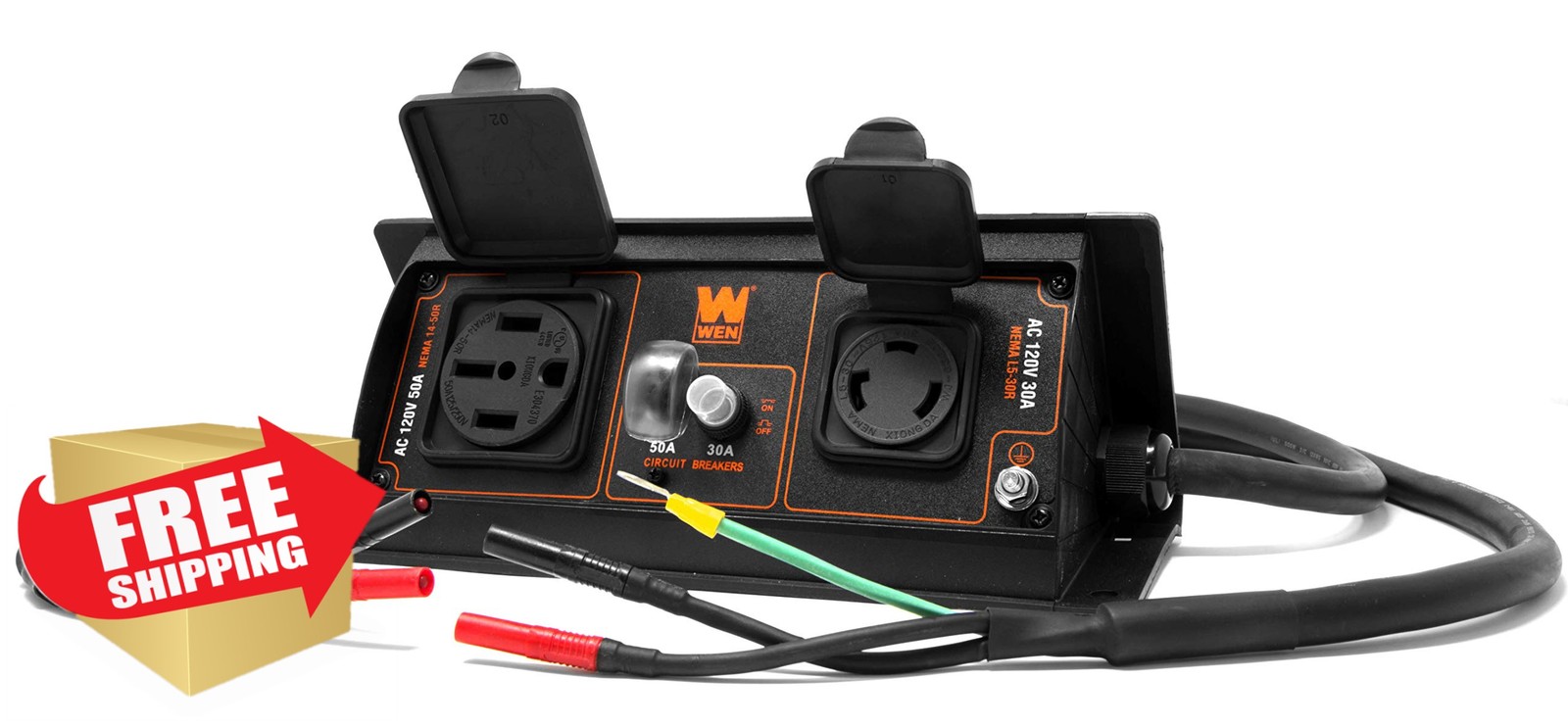 WEN GNA50i 50-Amp 6000-Watt Parallel Connection Kit for Inverter Generators, …