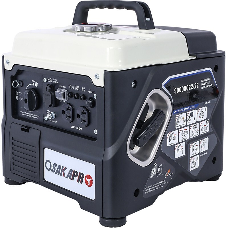 Portable Gasoline Inverter Generator 56cc 4-Stroke 1200W Ultra-quiet Operation