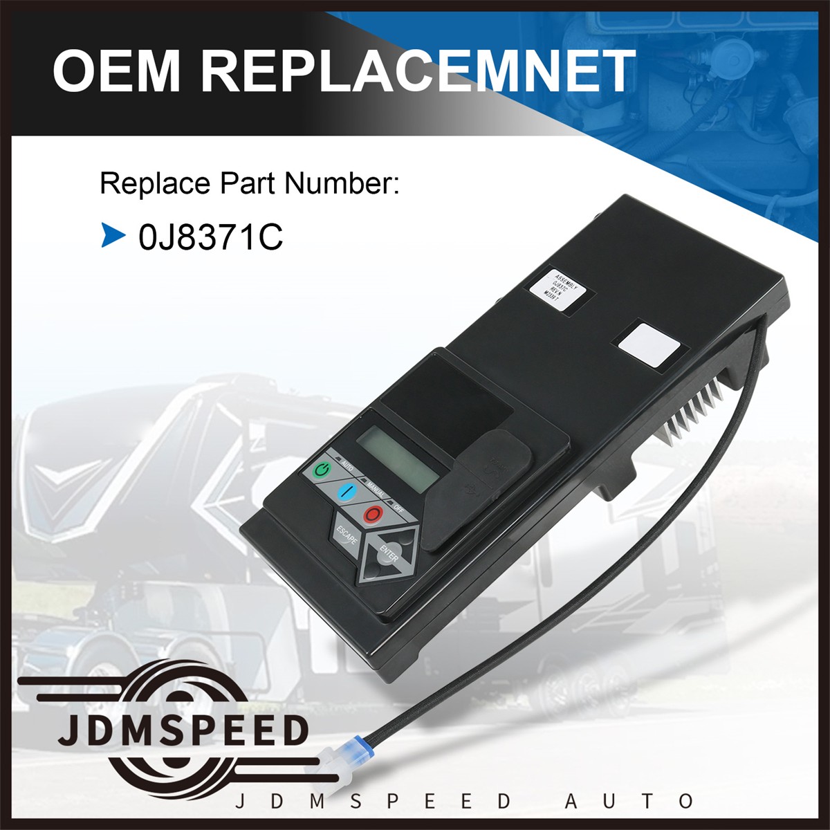 0J8371C RV Generator Standby HSB AC (PWY) Controller Assembly