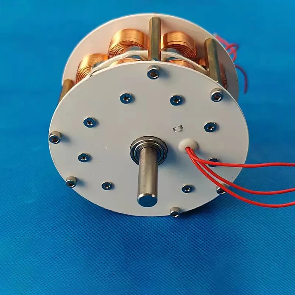 Double-Layer Disc Type Iron Core Generator Permanent Magnet Brushless Generators