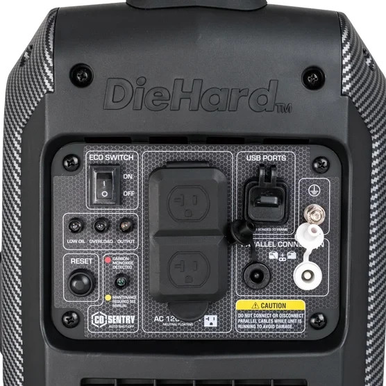 DIEHARD GASOLINE INVERTER GENERATOR GAS GENERATORS PORTABLE FOR HOME ONLY 34 LBS