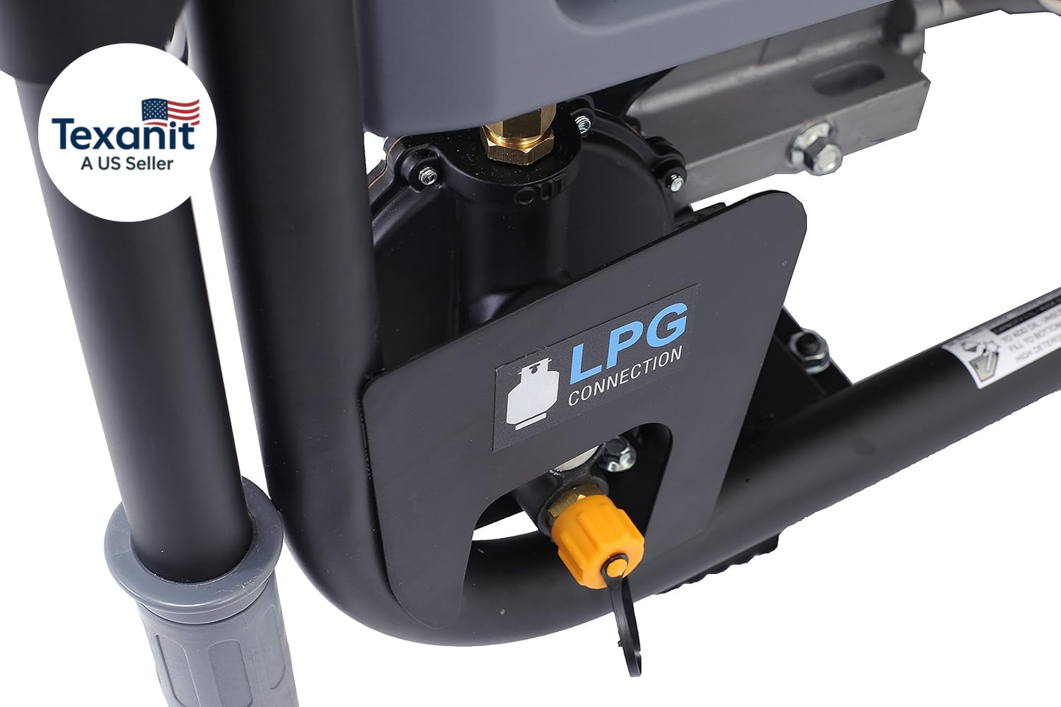G12KBN-SG Heavy Duty Portable Dual Fuel Generator – 9500 Rated Watts & 12000 Pea