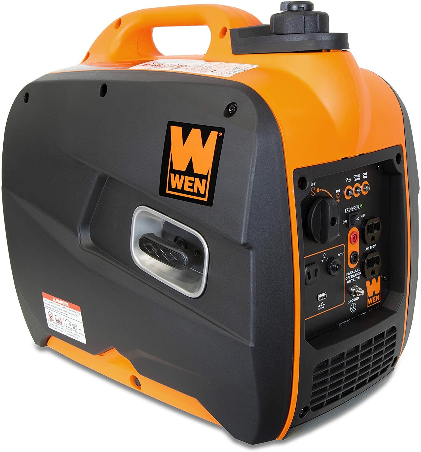 WEN 2000 WATT Portable Generator Ultra Quiet W/ 25ft. Cord 3 Way Tap PLUG & PLAY