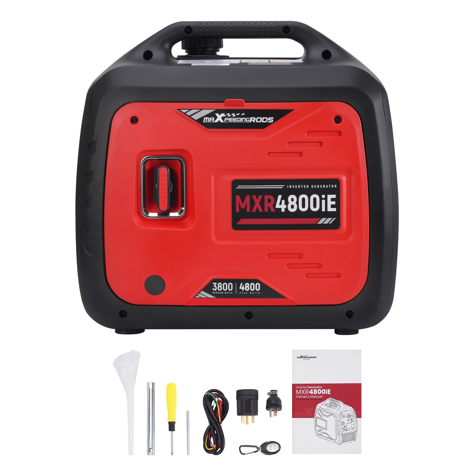 4800W Portable Inverter Generator Gas Powered Quiet for Camping RV Travel