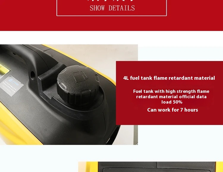 24V Small Diesel Household Parking Air Conditioner Automatic Gasoline Generator