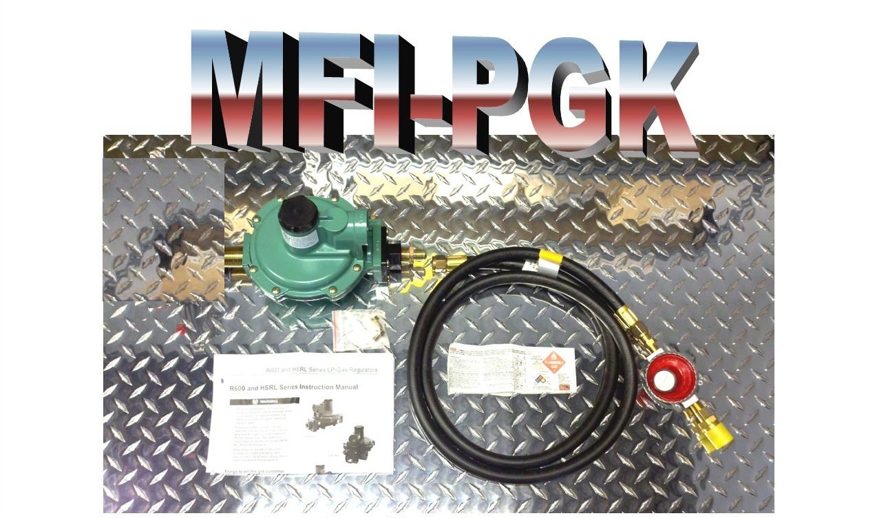 MFI PGK-12 Propane Hose Regulator Kit for 20hp & Larger Engines Generac GN990
