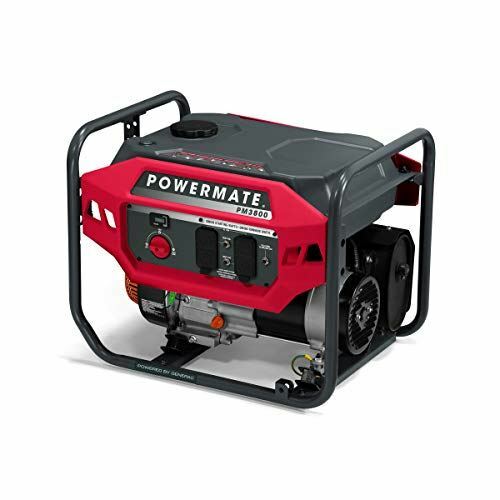 Powermate PM3800 49ST/CSA P0081100 Gas Generator 3800 Watt 49 ST, Red, Black