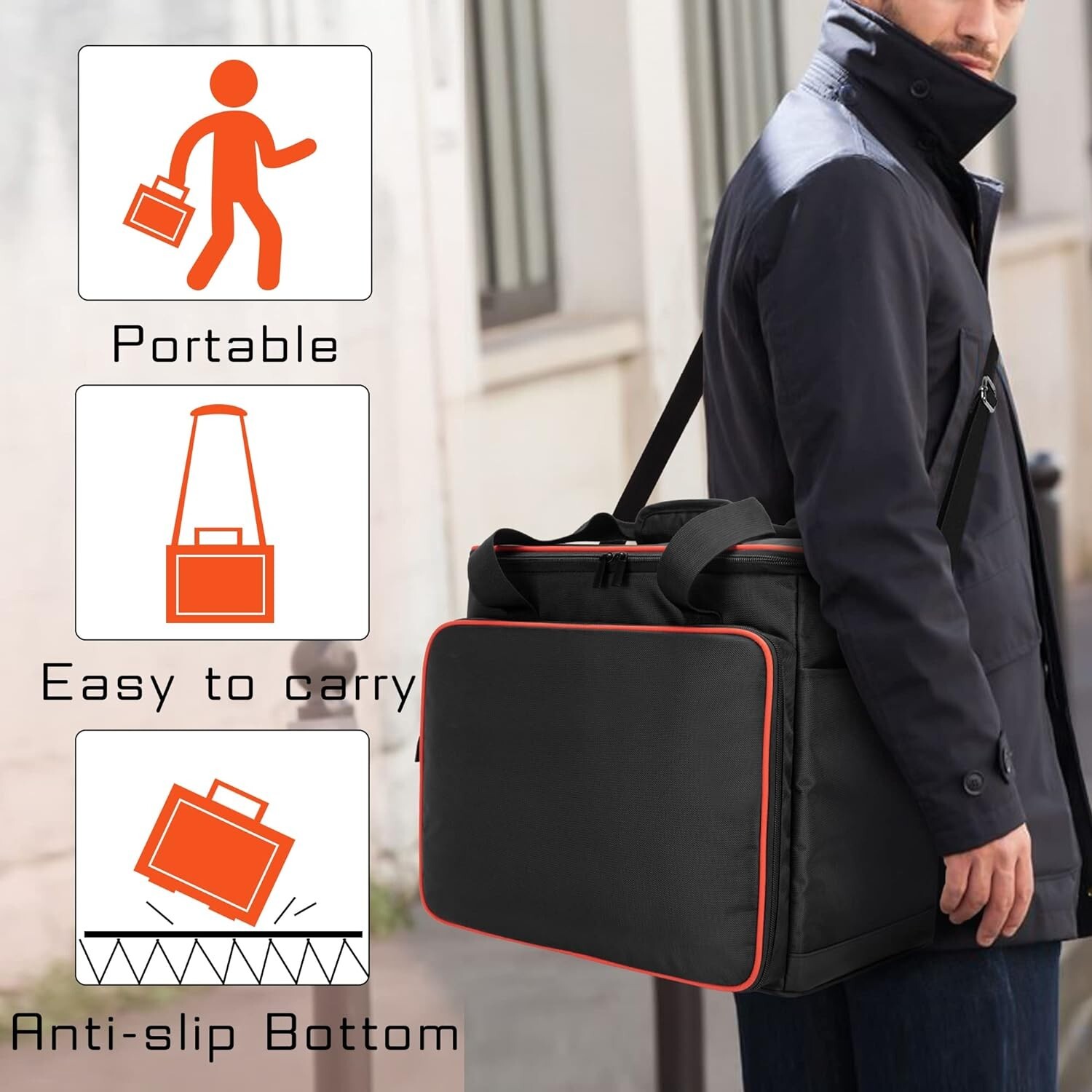 Portable Storage Bag for Jackery Explorer 1500 – Organize Accessories with Ease