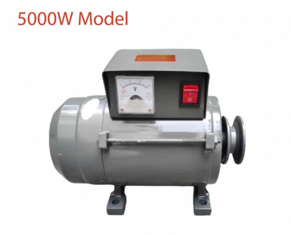 Permanent Magnet Brushless Generator with Voltage Regulator, Pure Copper Winding