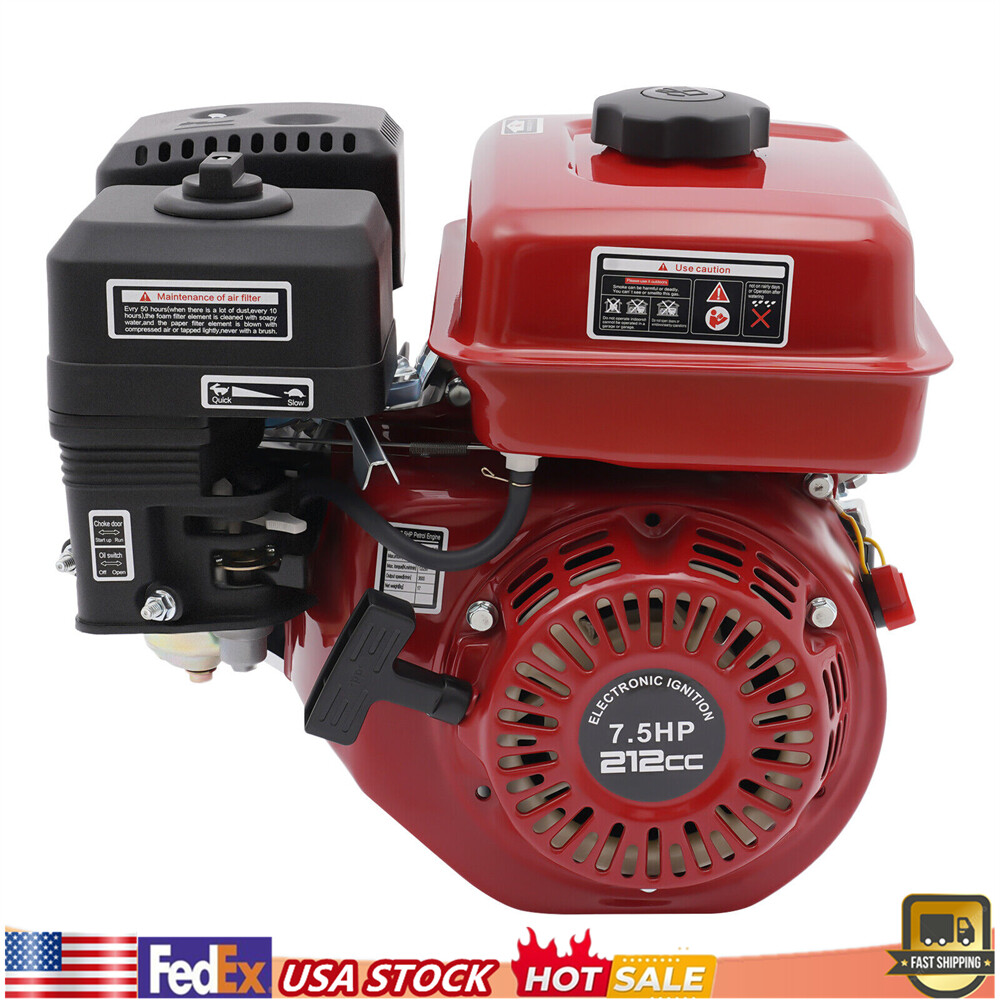 212cc 7.5HP Gas-powered Air Cooling Engine Motor For Go Kart Minibike 3600rpm