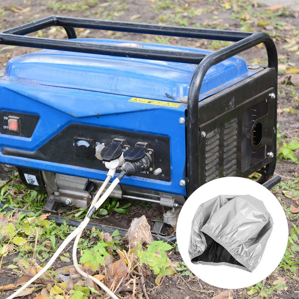 Reusable Silver Generator Cover Longlasting Weatherproof Outdoor Protection