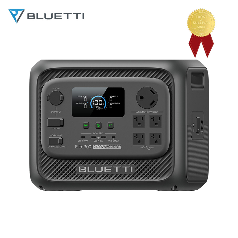 BLUETTI Elite 300 2400W 3014Wh Portable Power Station for Travelling Backup