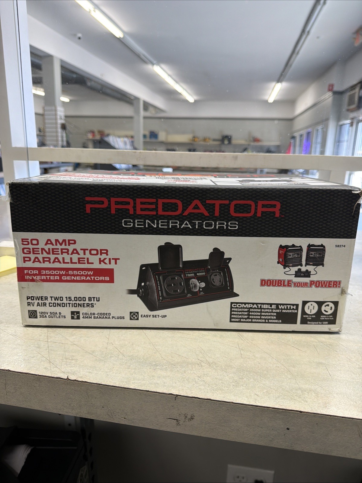 Predator 50 Amp Generator Parallel Kit for 3500W-5500W Inverters – 58374