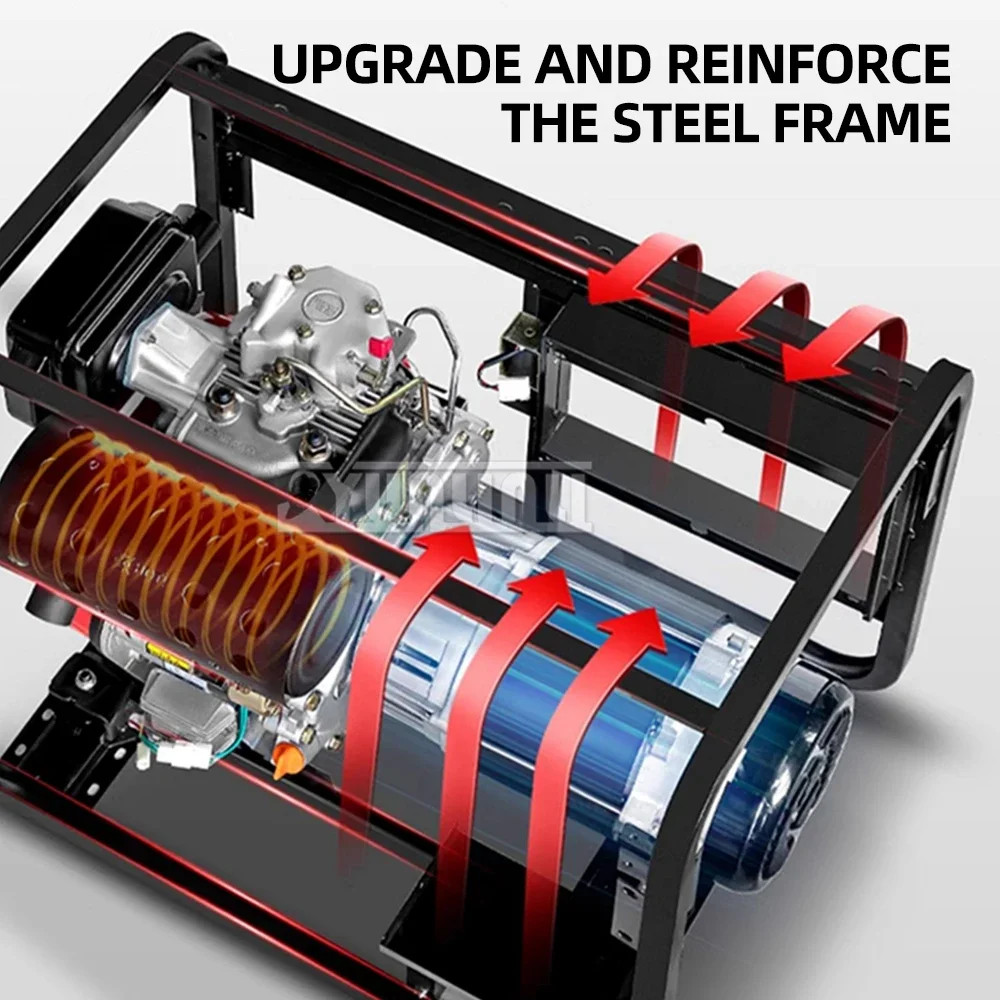 Diesel Generator Starts Automatically When Power Is Off for Household Use
