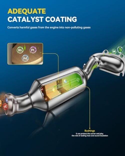 Left Automotive Replacement Catalytic Converter Kit Fit For Ford, Lincoln F