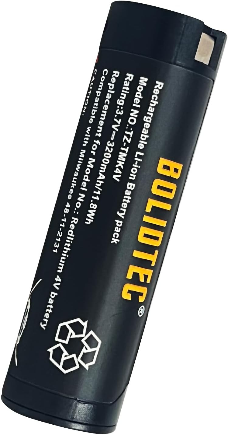 4V 3200mAh Battery FOR Milwaukee USB Battery headlamp Flashlight 48-11-2131