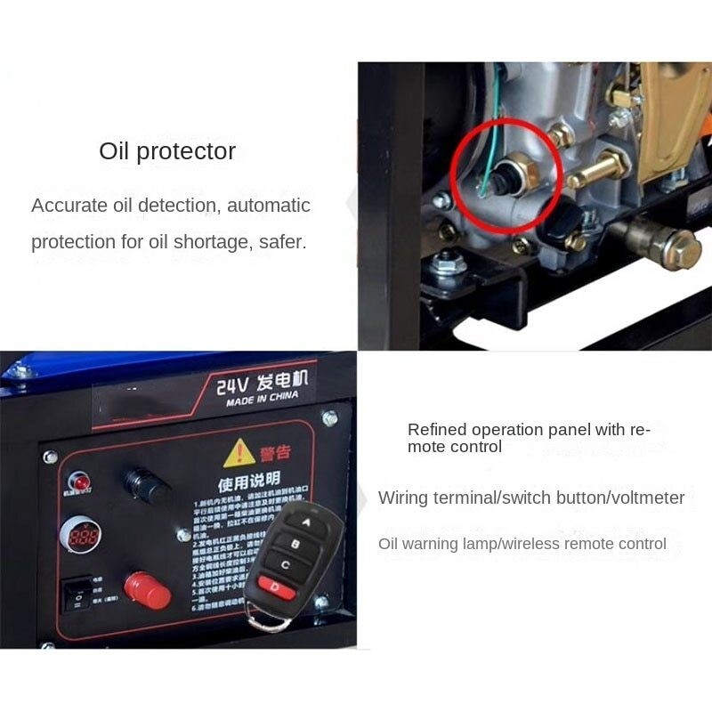 15L 24V DC Generator 24V Diesel Generator Parking Air Conditioner Diesel Generat