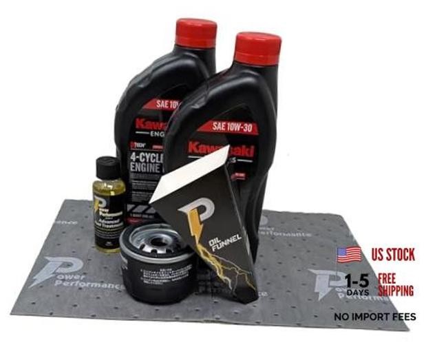 Power Performance 10W-30 Oil Change Kit for Kawasaki 49065-0721 (0736)