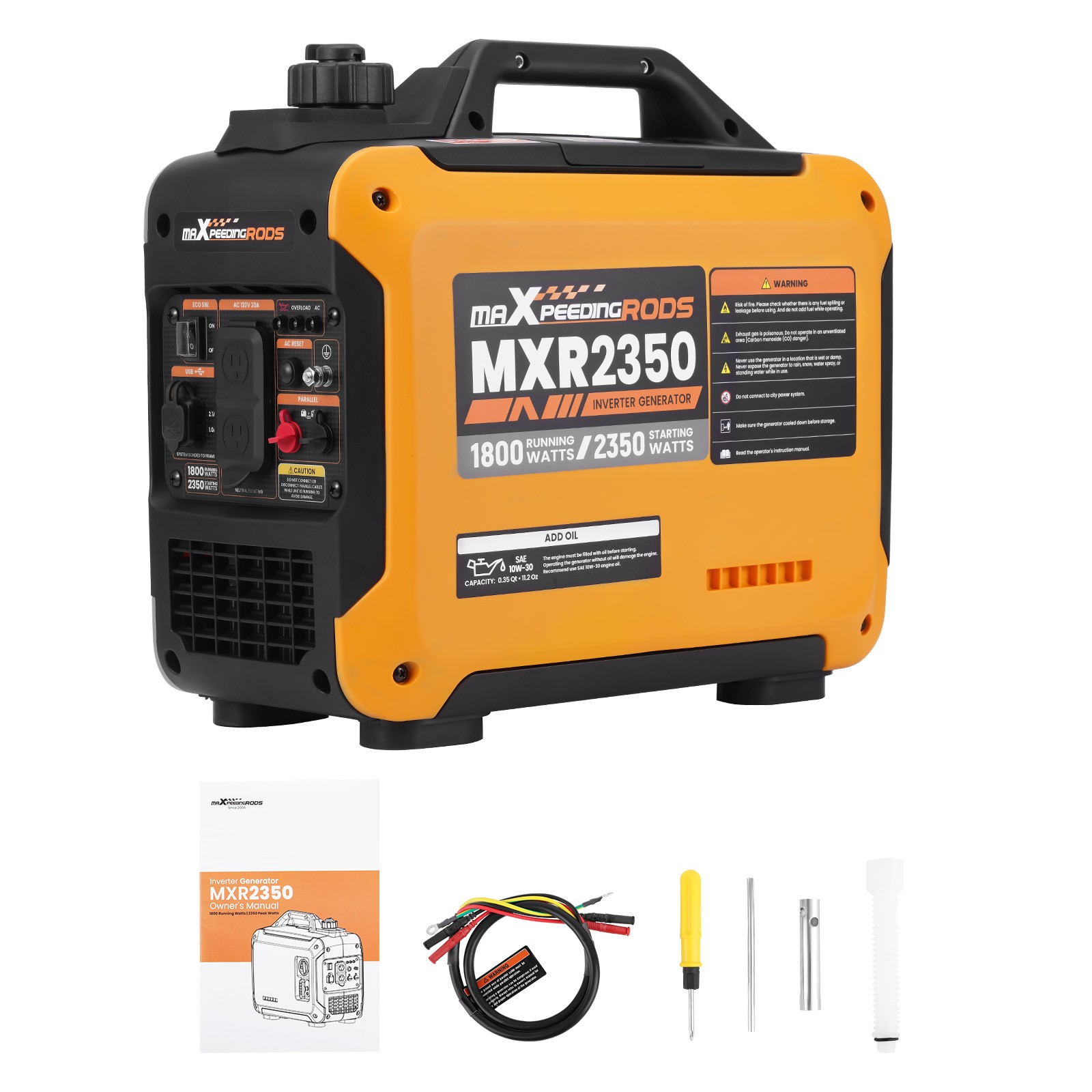 Emergency Power 2350W Inverter Generator with Overload LED Alert For Outdoor