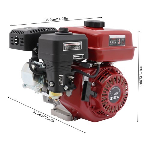 212cc 7.5HP Gas-powered Horizontal Air Cooling Engine Motor For Go Kart Minibike