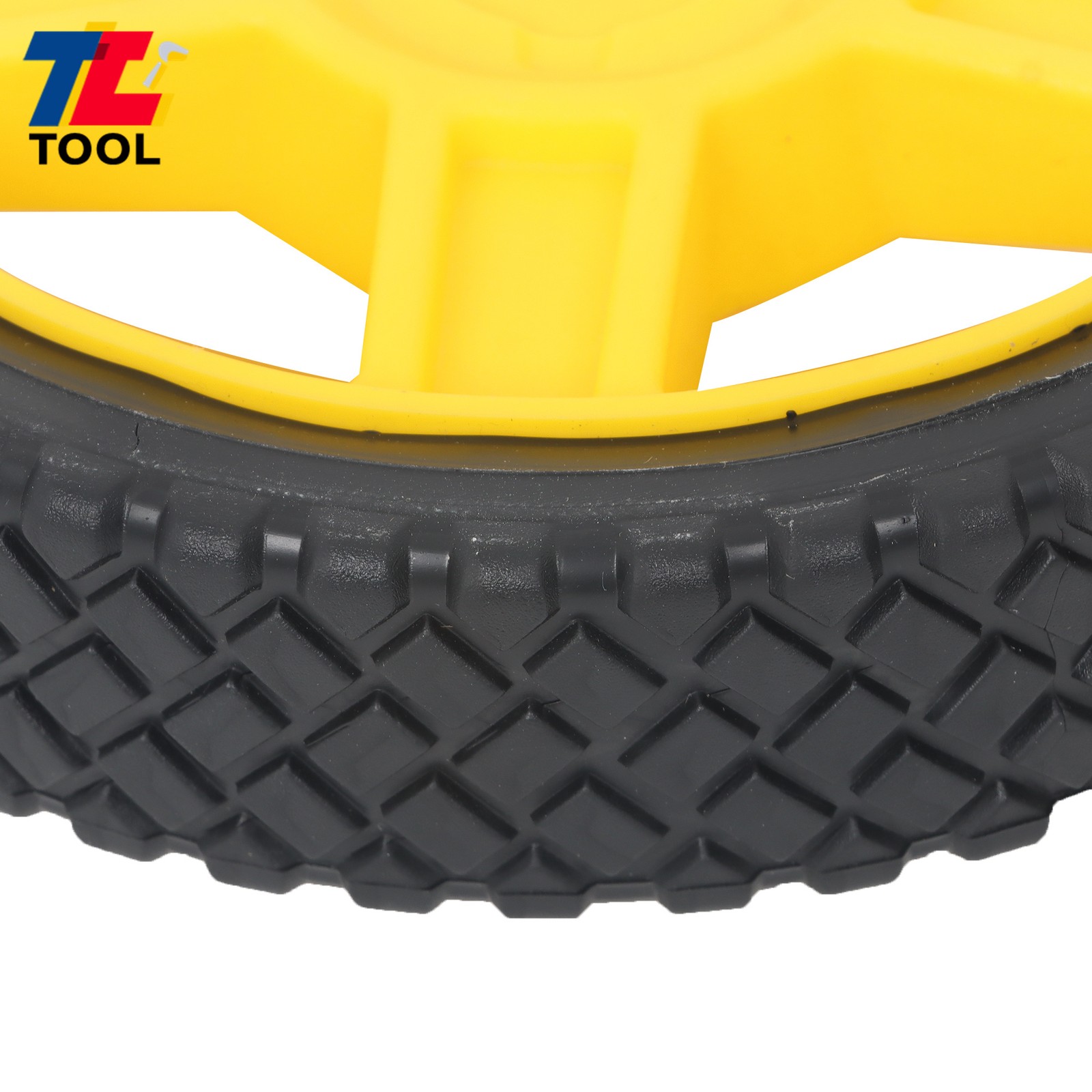 Black Generator Wheel Kit For 40065 Wheel With Folding Handle & Never Flat Tire