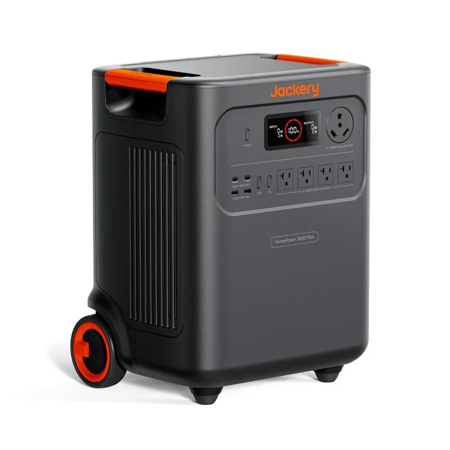 Jackery HomePower 3600 Plus Black 3584Wh Home Back-Up Portable Power Station