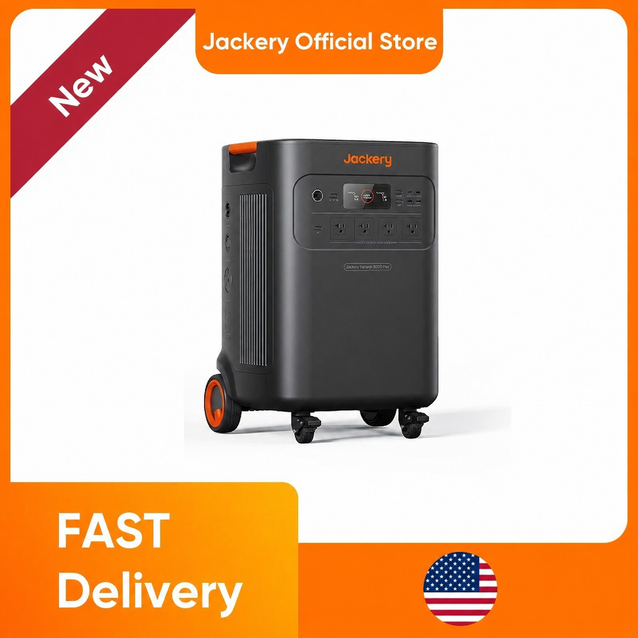 Jackery Portable Power Station Explorer 5000 Plus, 5038Wh