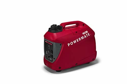 Powermate PM1200i 50ST P0080400 Gas Inverter Generator 1200 Watt 50 ST, Red, Bla