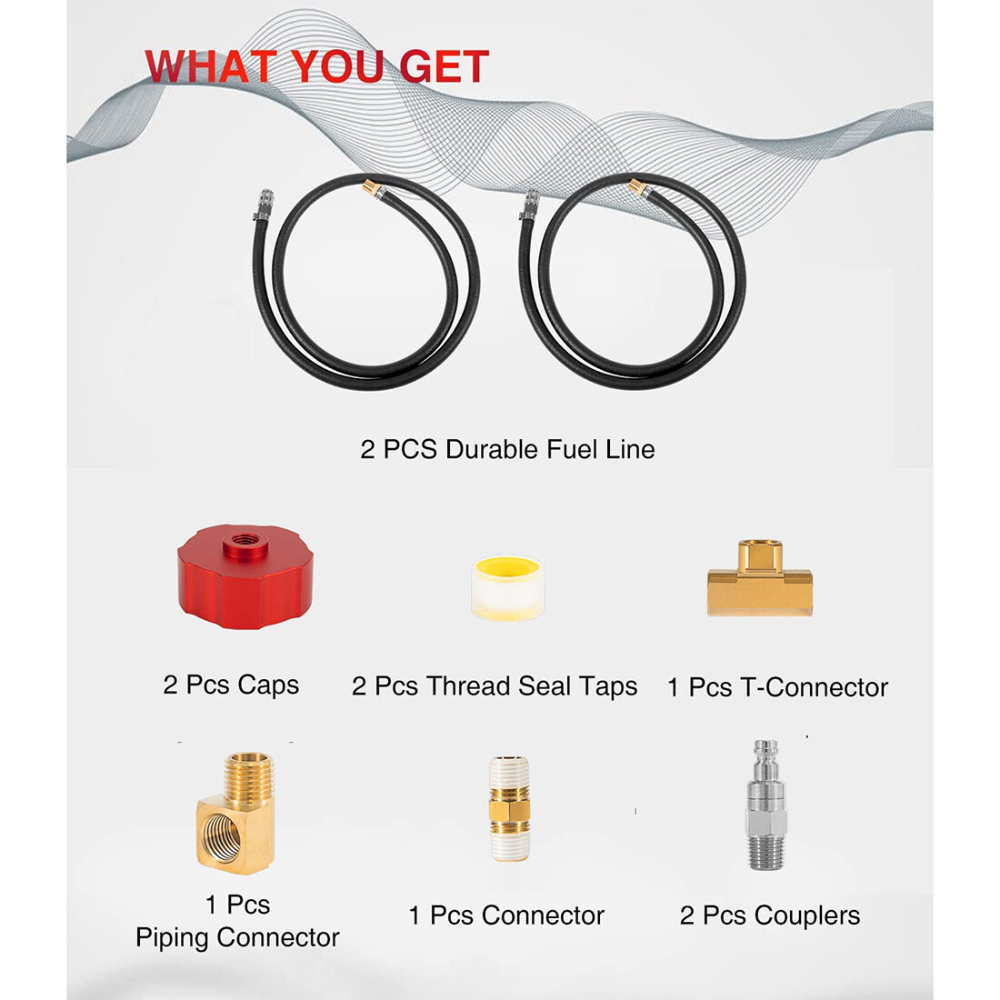 For Honda EU1000i / EU2000i / EU2200i HND1.2CD Dual System Extended Run Fuel Kit