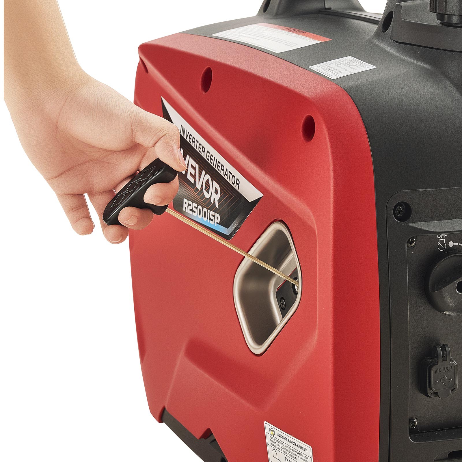 Uimoso 3000W Gas Portable Inverter Generator 122cc 4-Stroke Engine Quiet Run