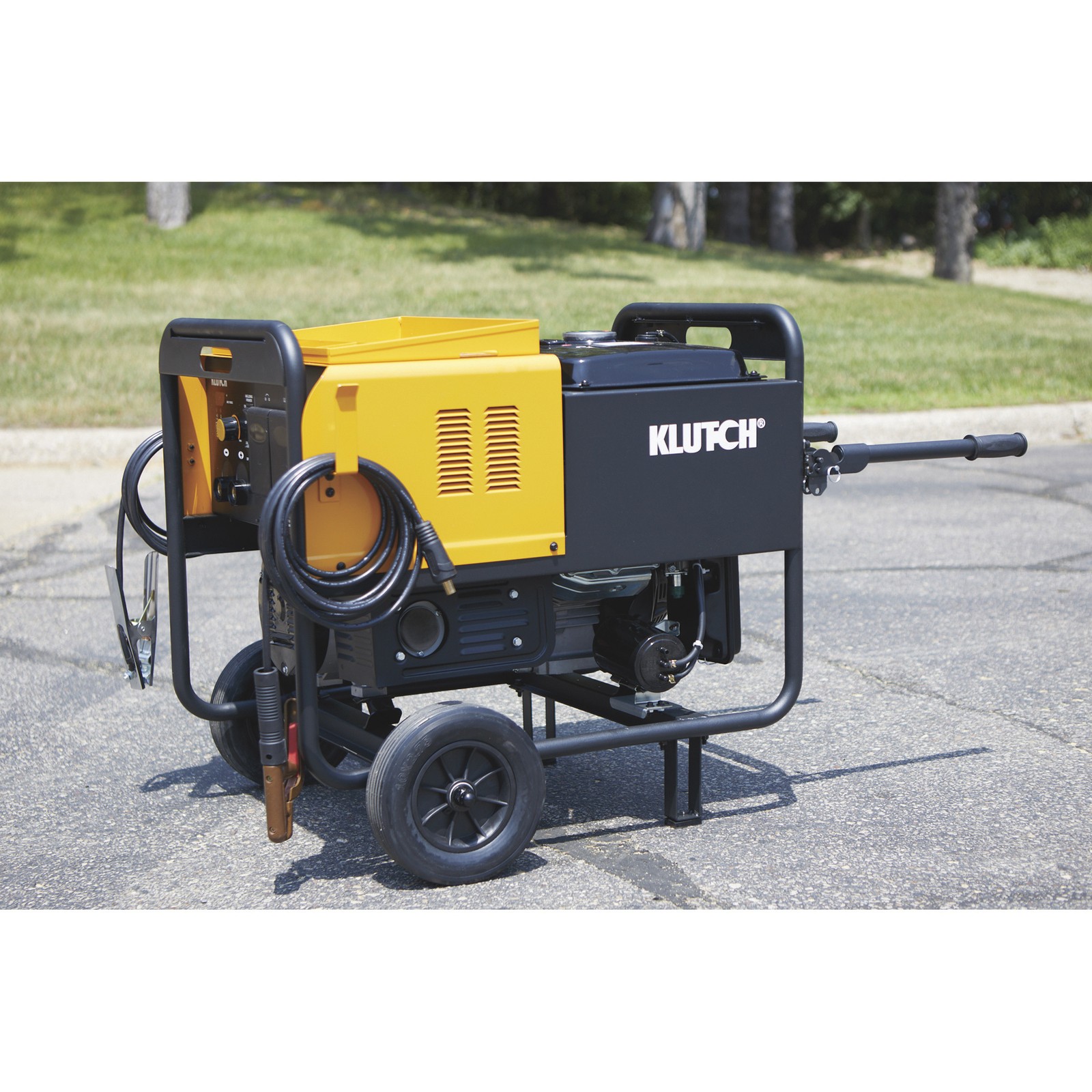 Klutch 6000 Watt Dual-Voltage Engine-Driven Inverter DC Arc Welder/AC Generator