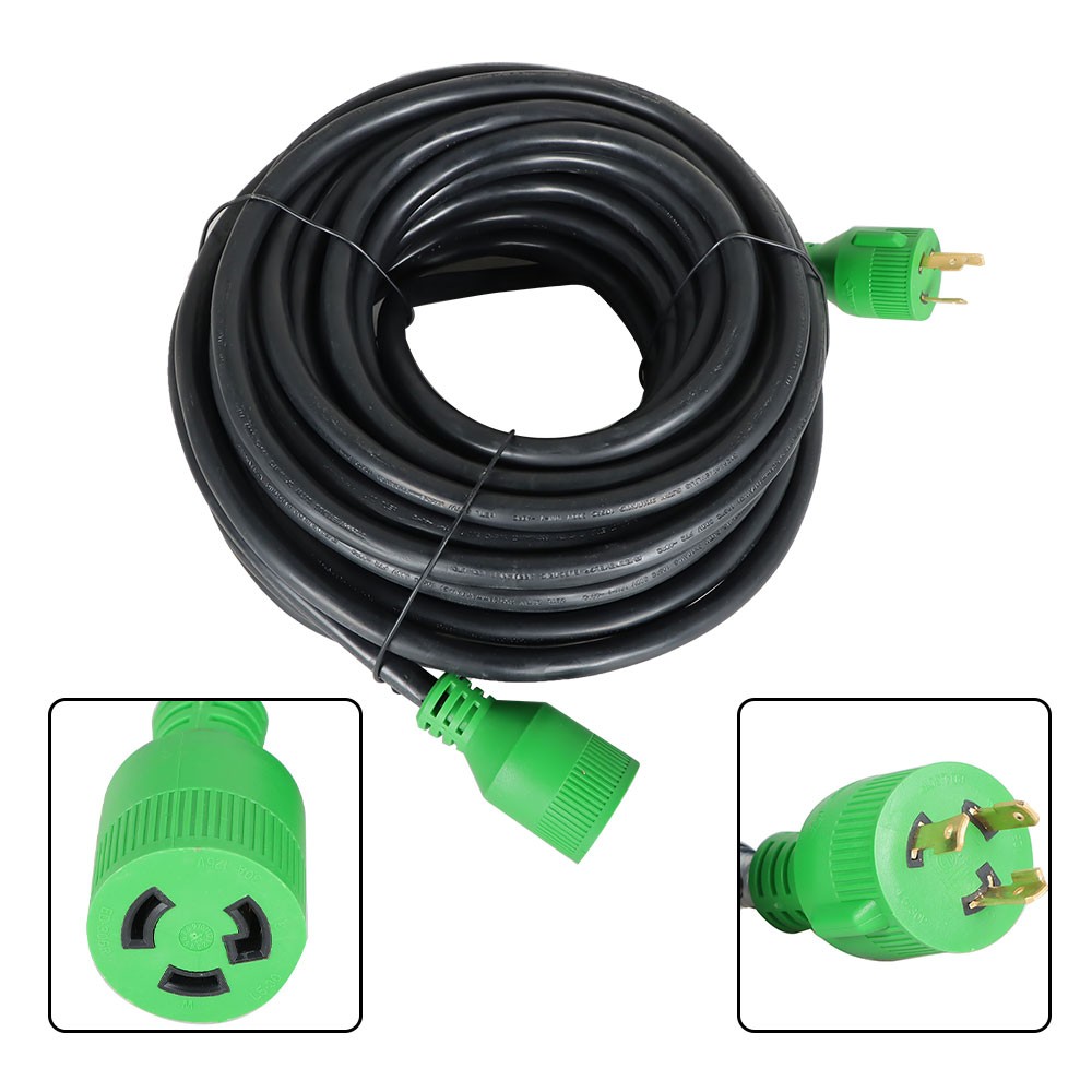 Labwork 3 Prong 30 Amp Generator Extension Cord 10Feet NEMA L5-30P/L5-30R
