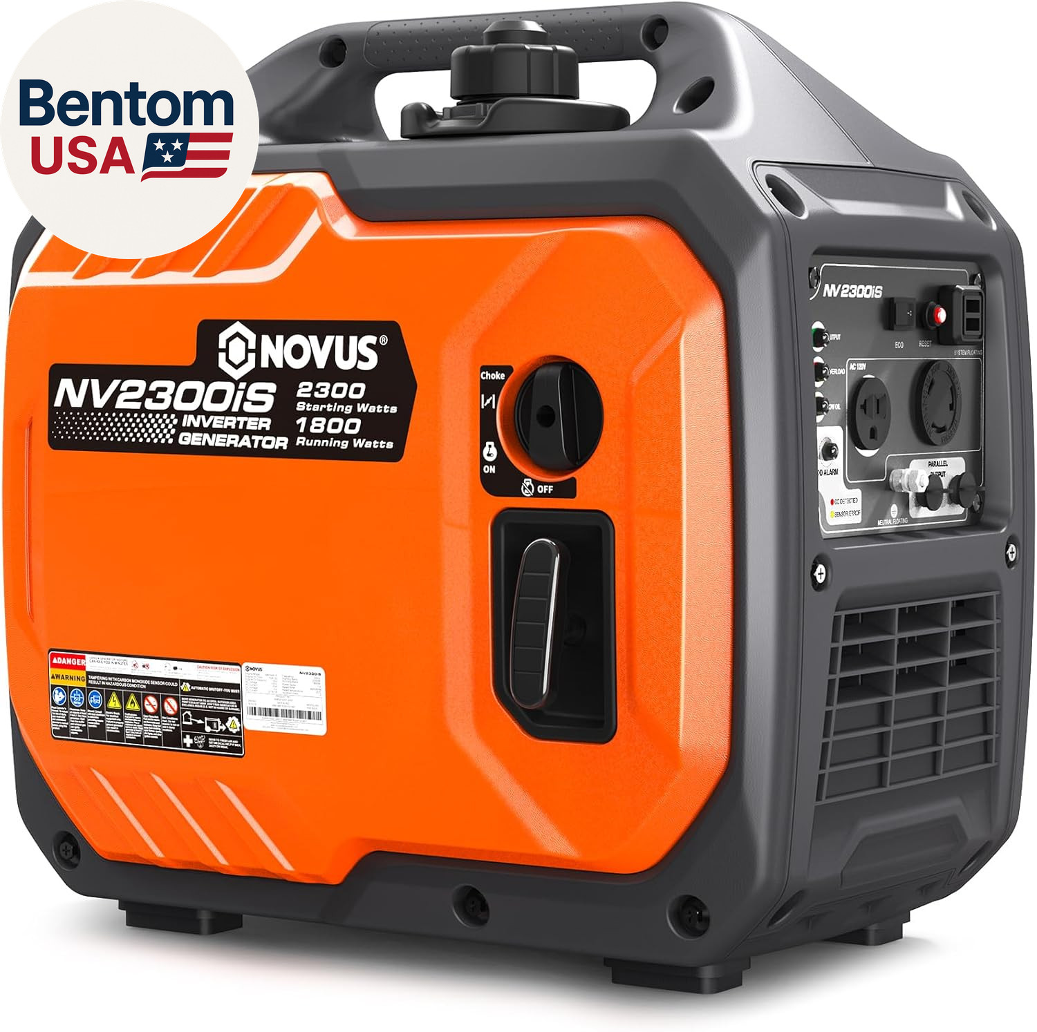 2300W Inverter Generator, Portable Gas Generator for Camping, Home and RV, Super