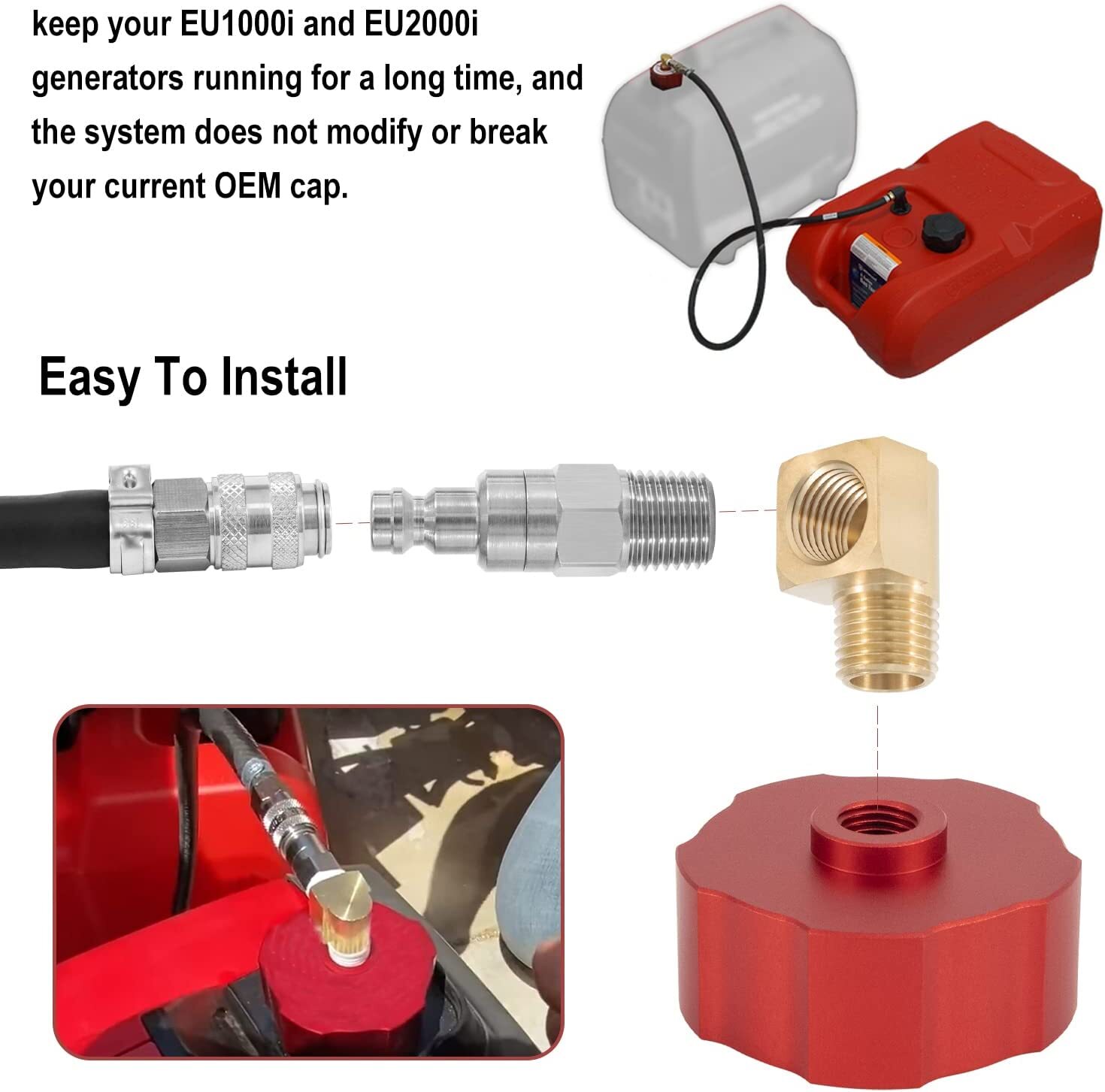 HND1.2CS Single System Clam Parts Kit Fit Honda EU1000i and EU2000i Generator