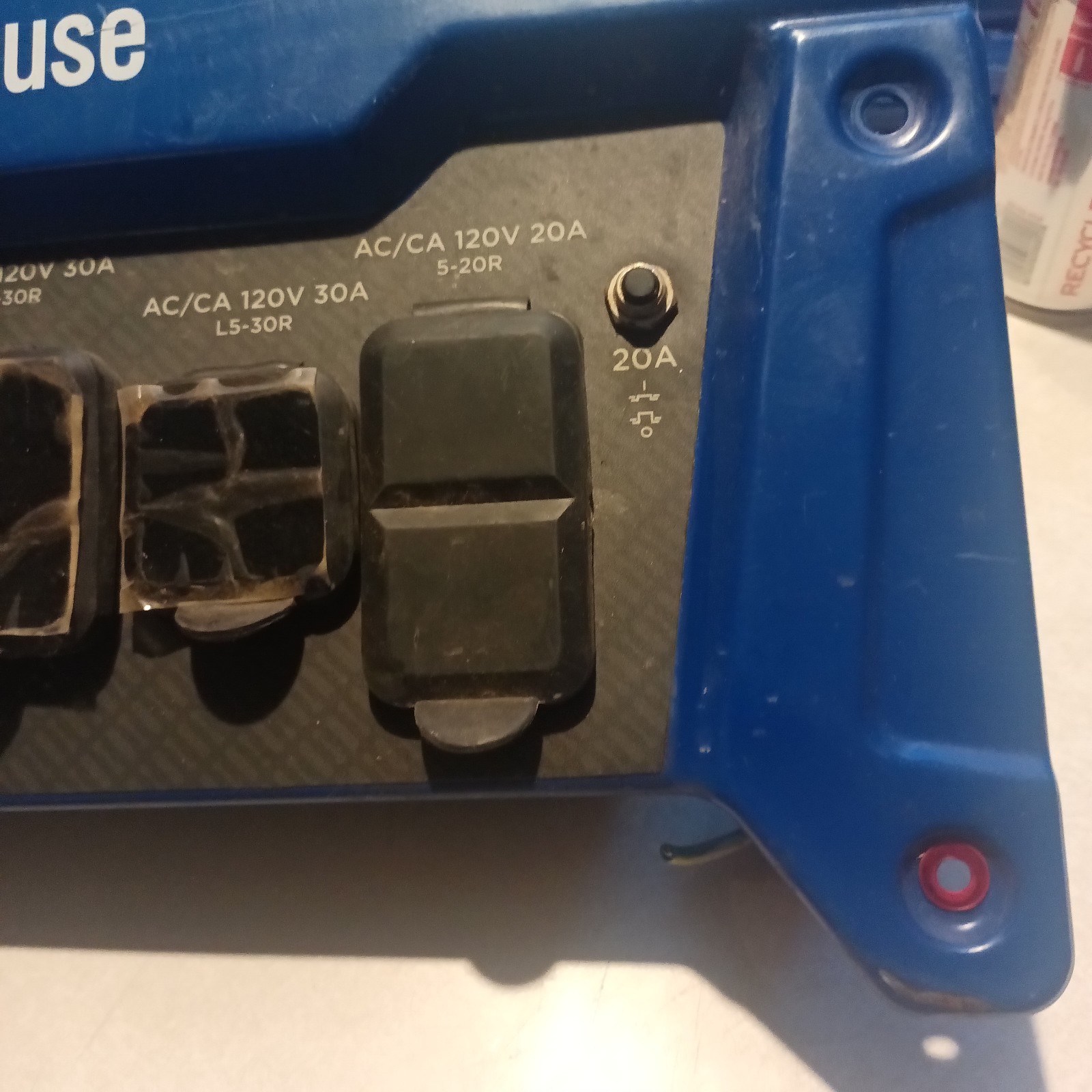 Westinghouse WGen3600V Portable Generator OEM Blue Control Panel Assembly 130519