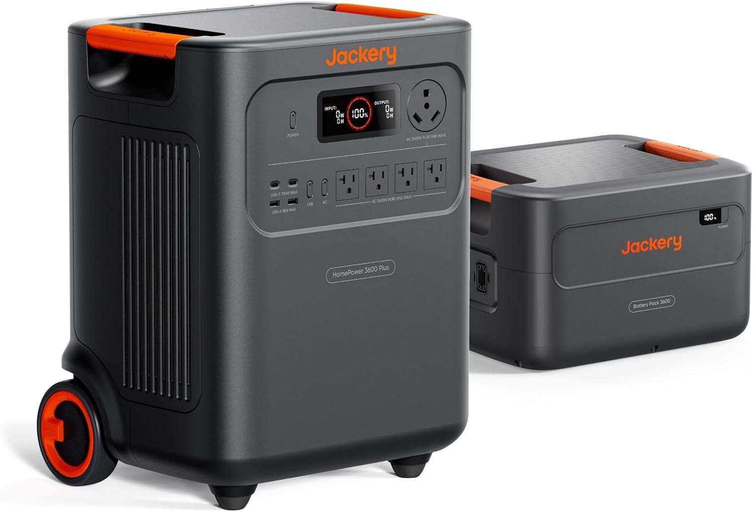 Jackery HomePower 3600 Plus and Extra Battery, 7168Wh, 3600W AC Output NEW!