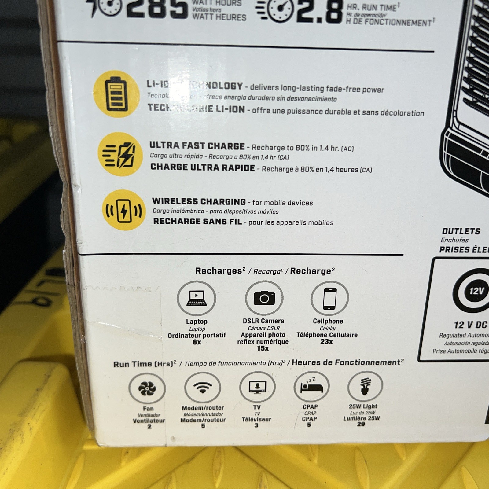 Champion Inverter Generator 600 Starting Watts. 300 Running Watts New In Box!