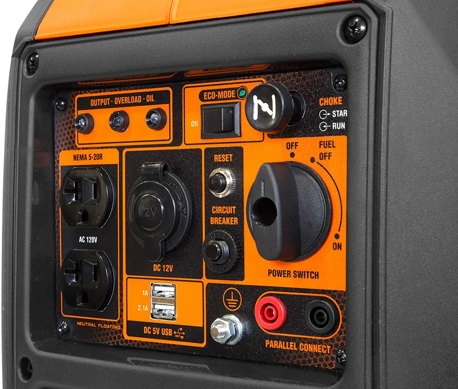 WEN 2,350-W Super Quiet Portable Gas Powered Inverter Generator Home RV Camping