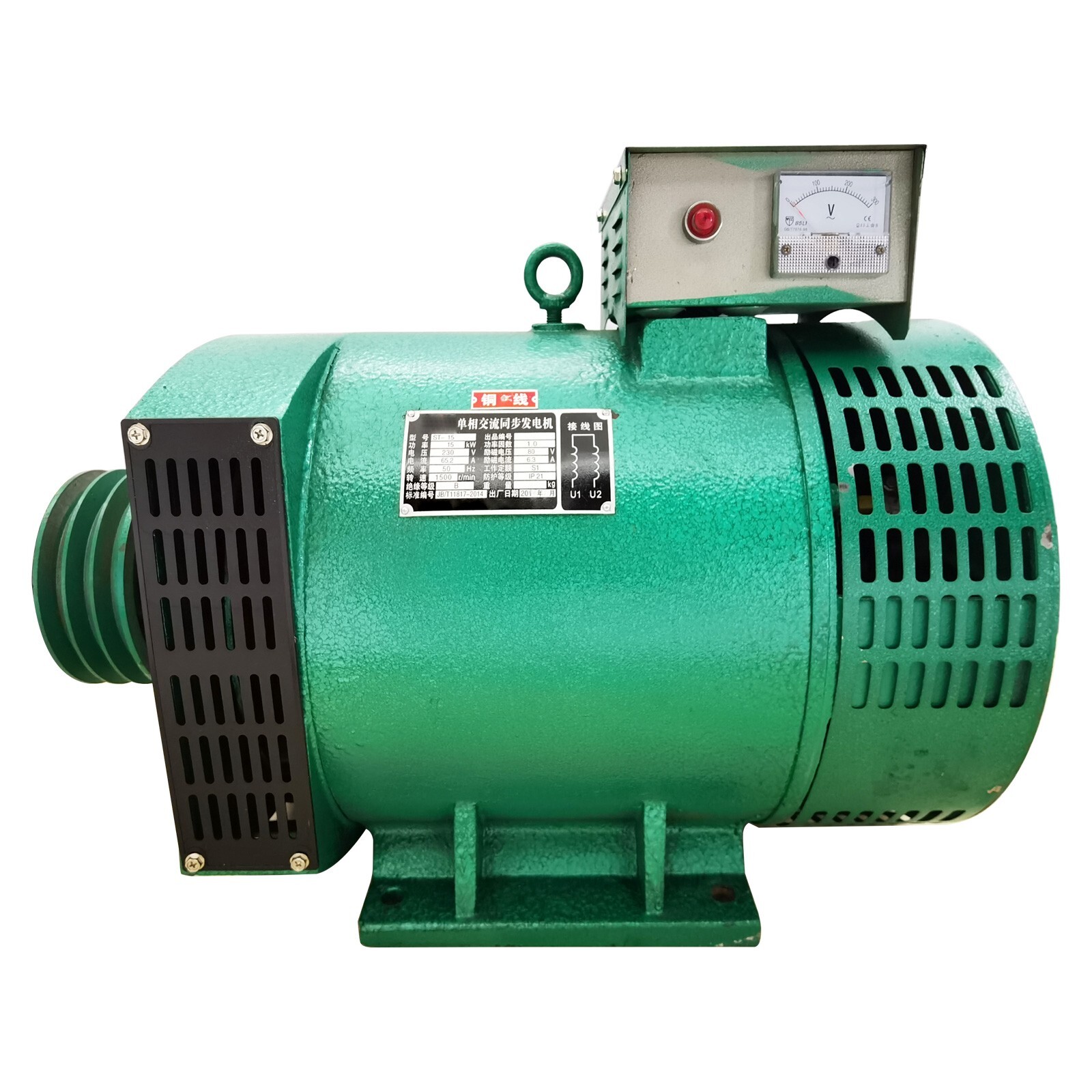 ST-15 Pure Copper Diesel Driven Generator with Carbon Brush 220V 15KW 1500r/min