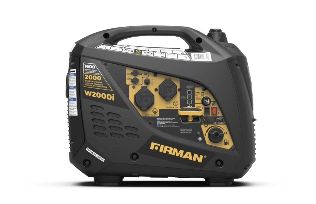 FIRMAN W01682F 2000/1600 Watt Recoil Start Inverter Generator –
