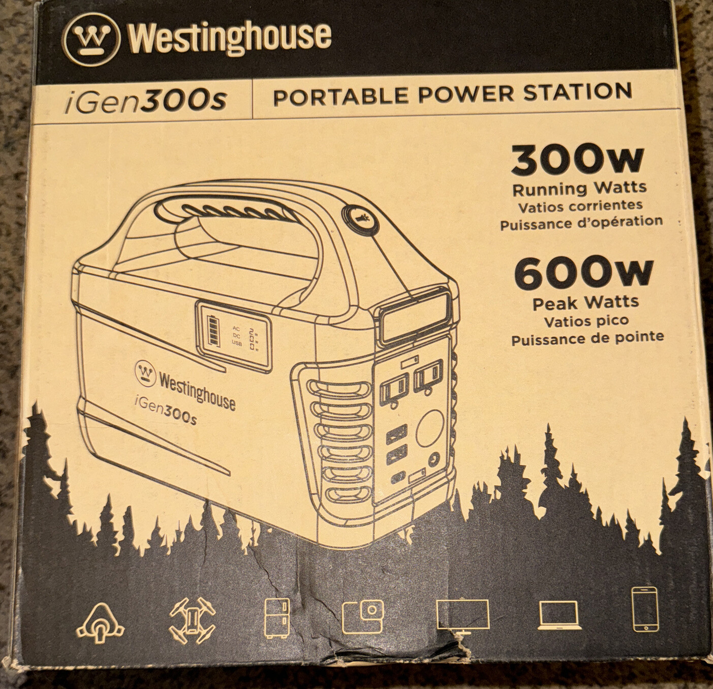 Westinghouse iGen300s – 296Wh Portable Power Station