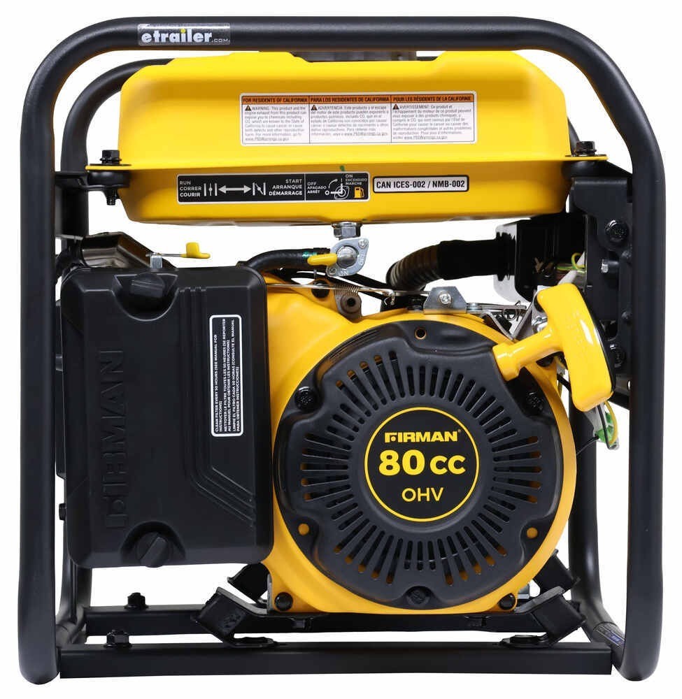 Firman 1500W Portable Gas Generator 1200W RV Camping Manual Start