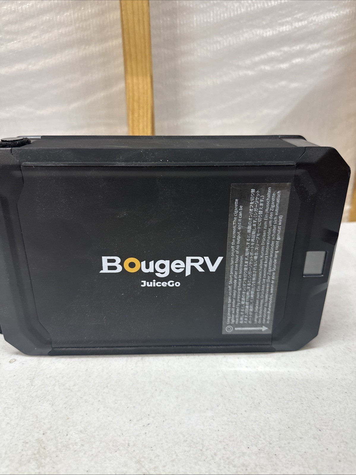BougeRV 240Wh Portable Solar Power Station with AC outlet,JuiceGo LiFePO4 Genera