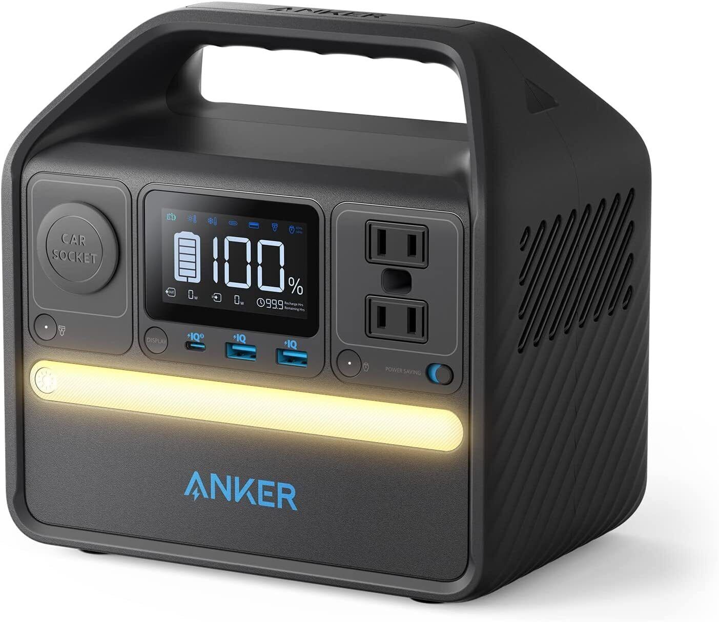 Anker 521 Portable Power Station 256Wh Solar Generator LiFeP04 Battery Pack 300W